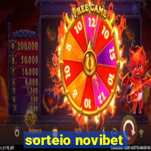 sorteio novibet